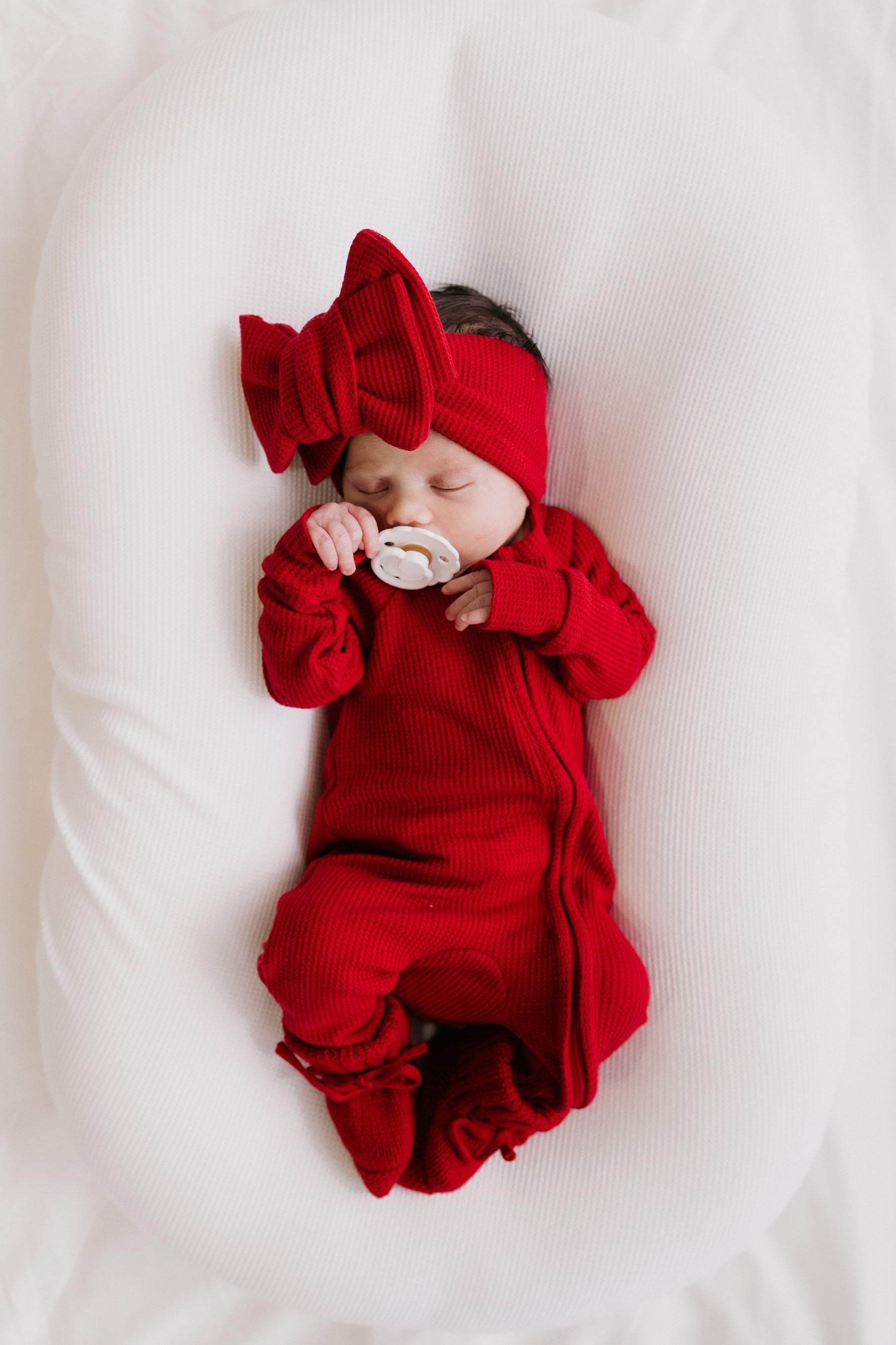 Zip Romper | Rudolph Red