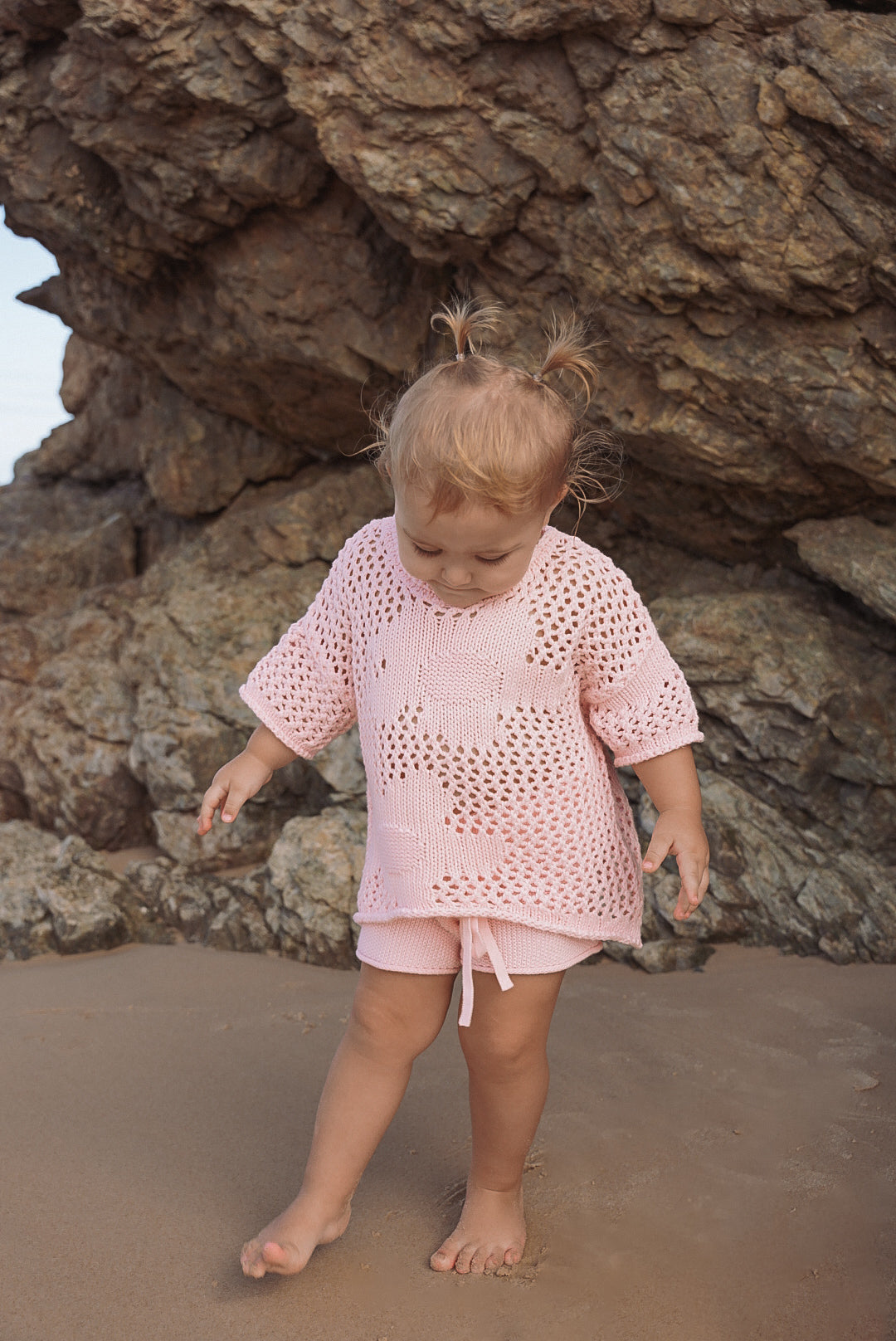 Crochet Tee | Cherry Blossom