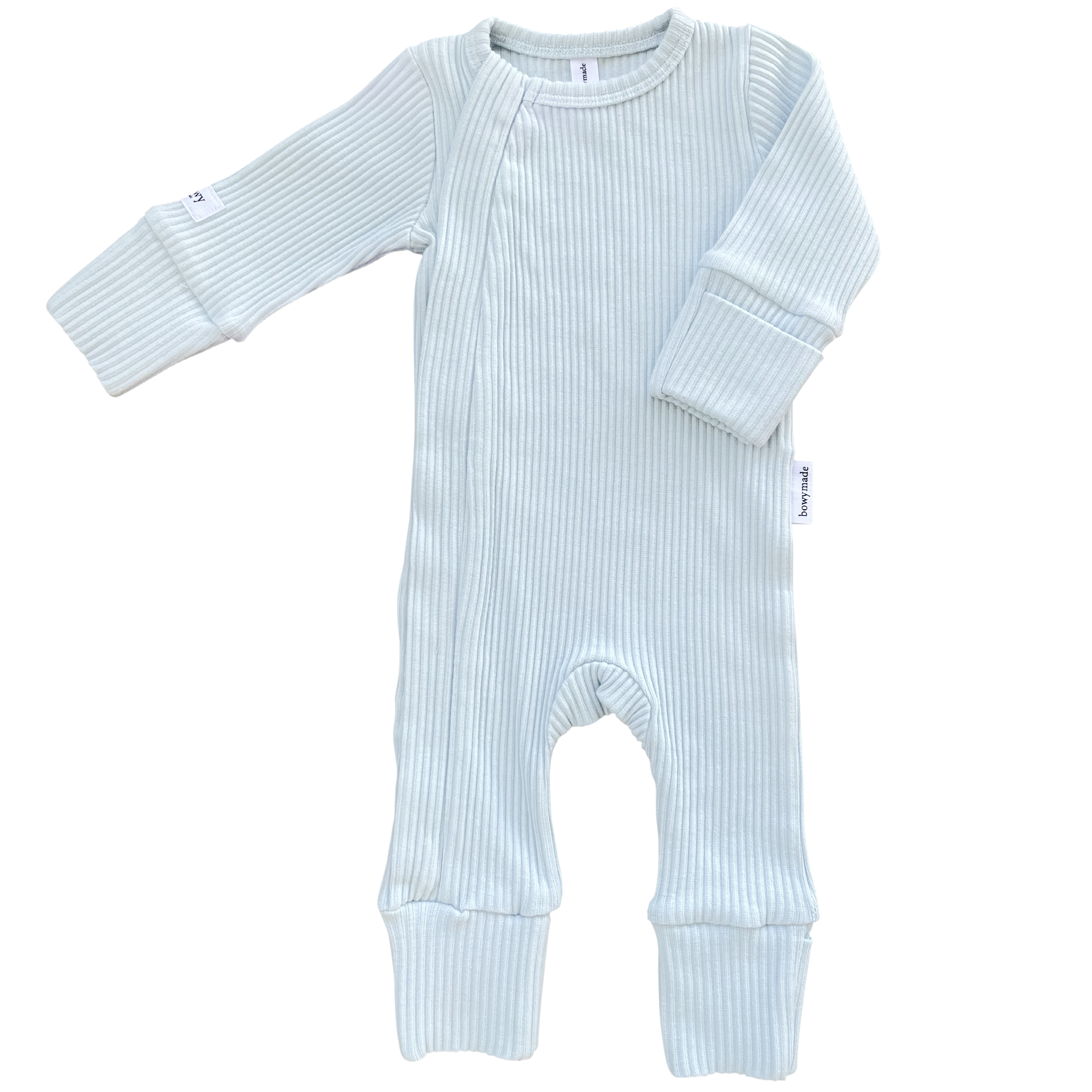 Ribbed Onesie - Powder Blue