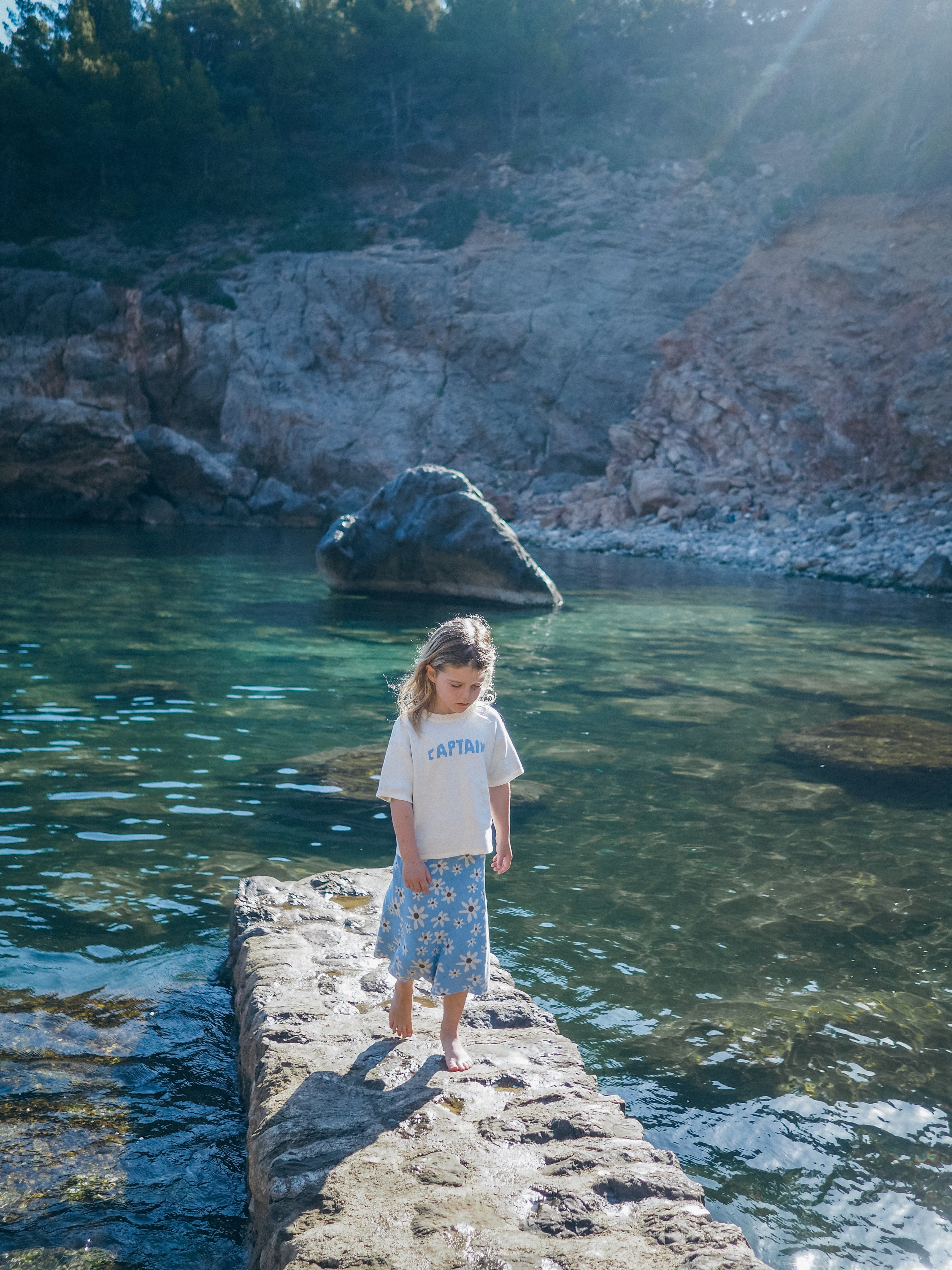 Wild Flower Knit Skirt