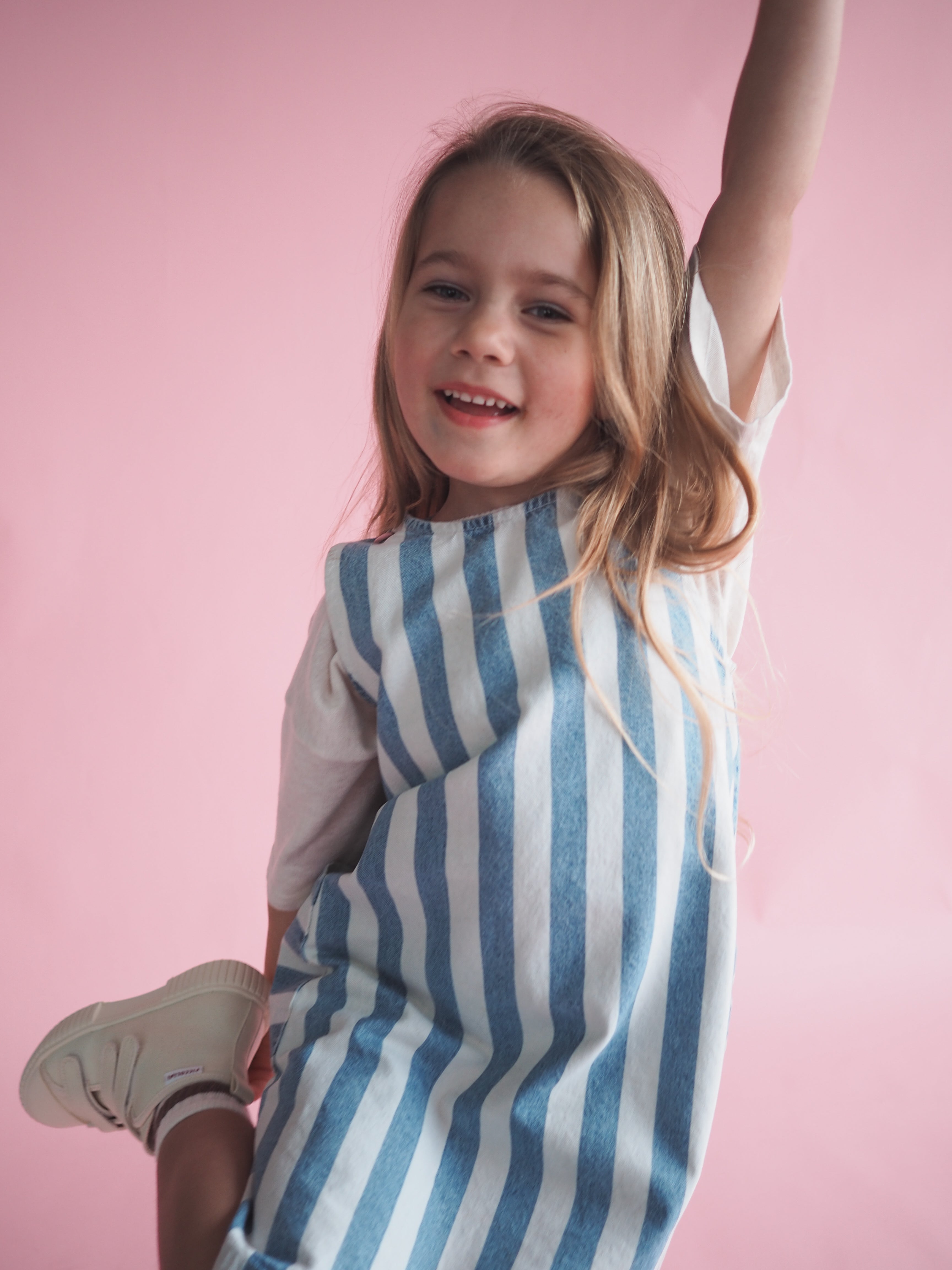 Denim Stripe Dress