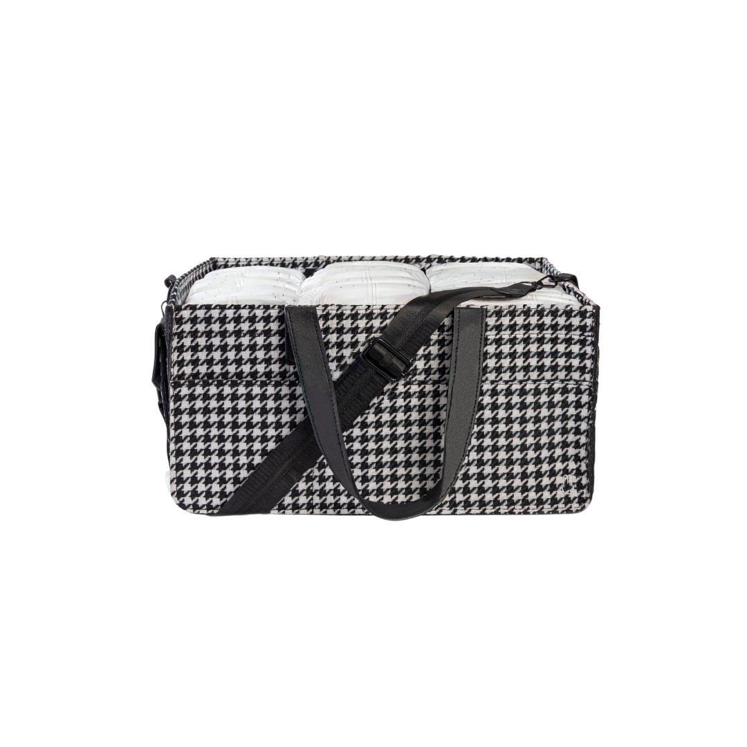 Bunnie Caddie | Houndstooth Black