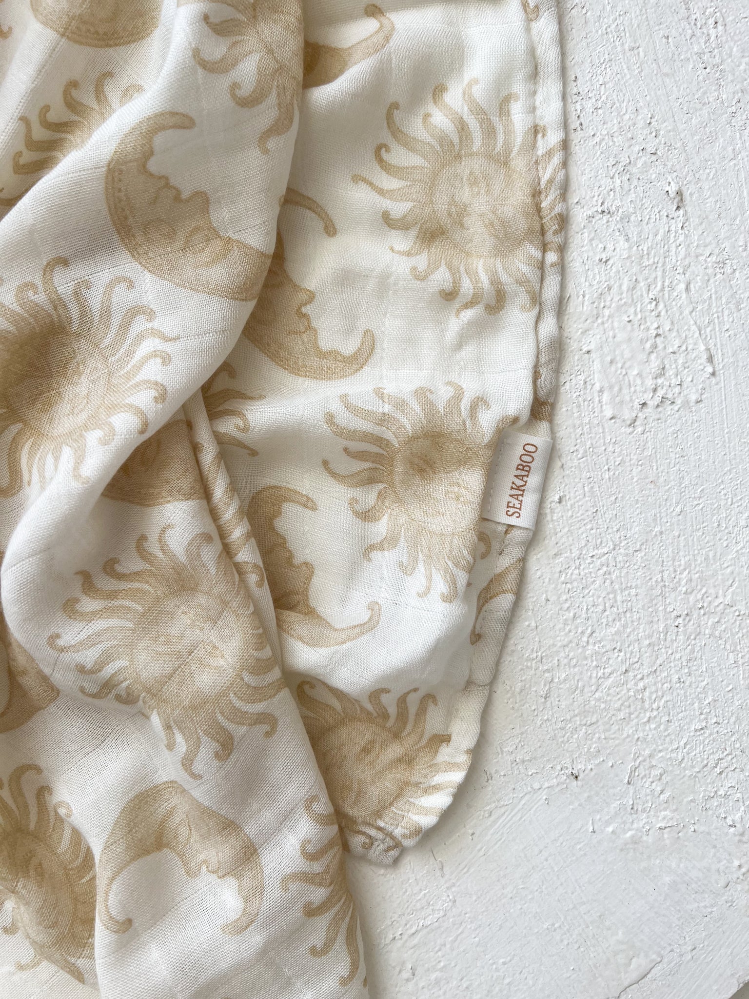 Seakaboo Organic Bamboo Cotton Baby Swaddle|Wrap - Surya